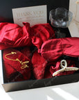 Burgundy & Black Large Box