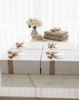 Empty Magnetic Gift Box + Card (WHITE)