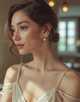 Couldn't Tie The Knot Without You Pearled Earrings for Bridal Party