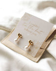 Couldn't Tie The Knot Without You Pearled Earrings for Bridal Party
