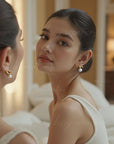 Couldn't Tie The Knot Without You Pearled Earrings for Bridal Party