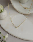 Dainty Heart Necklace for Bridal Party