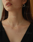 Intertwined Hearts Necklace for Bridal Party