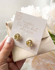 Couldn't Tie The Knot Without You Earrings for Bridal Party