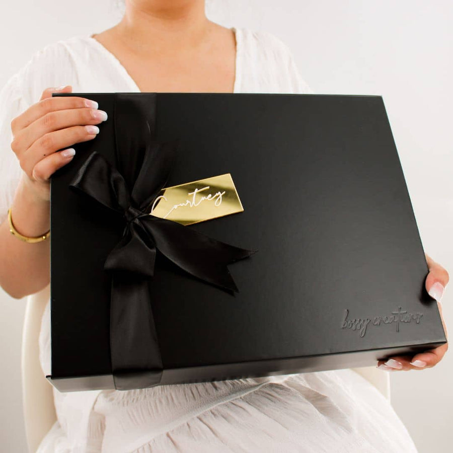 Black Robe "Daring" Bridesmaid Gift Box