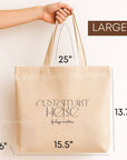 Canvas Totes with Personalized Names
