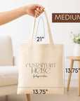 Personalized Welcome Gift Bags For Wedding (Canvas Totes)