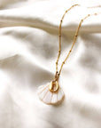 Pearled Conch & Seashell Necklace for Bridal Party