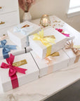 Empty Magnetic Gift Box + Card (WHITE)