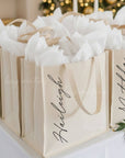 Canvas Totes with Personalized Names