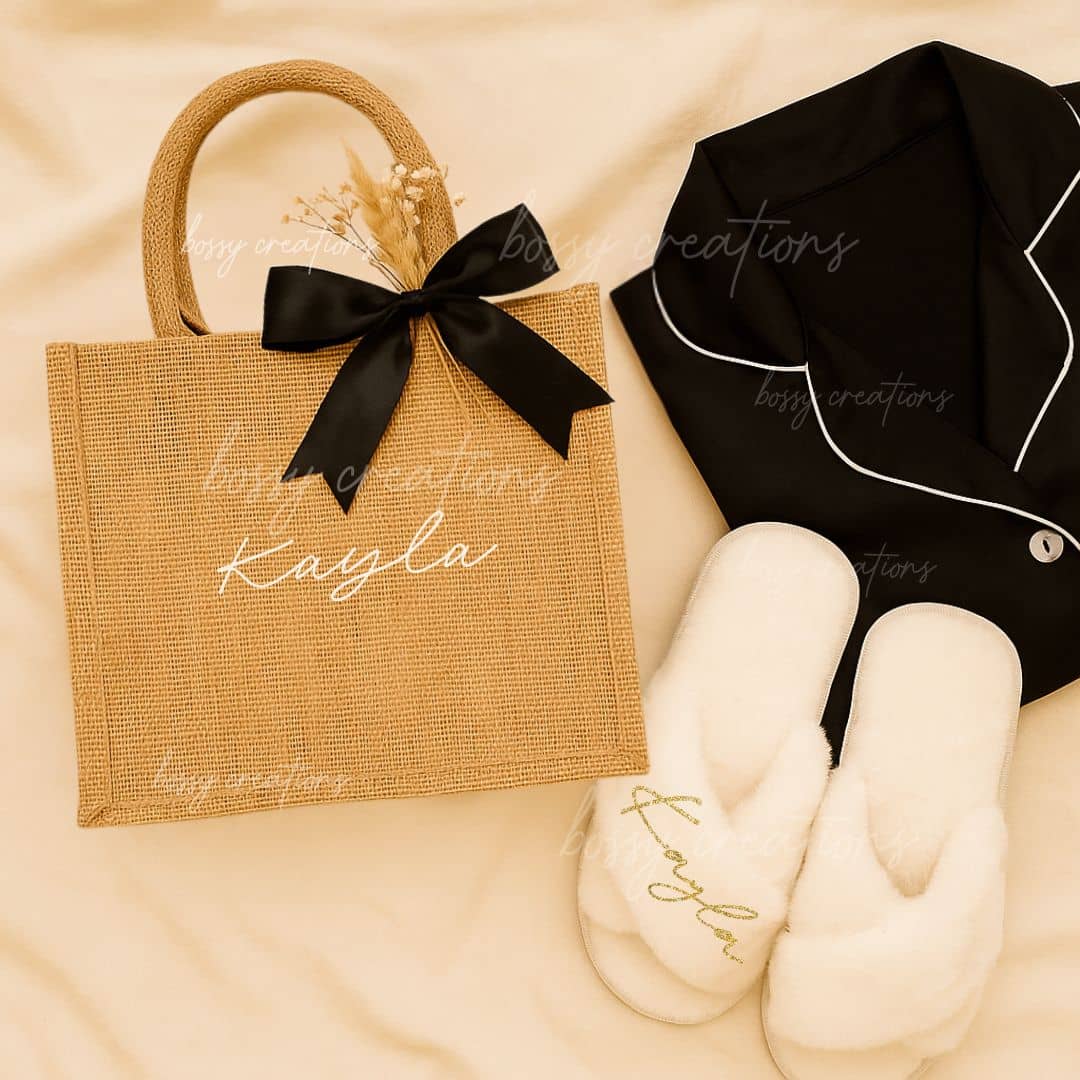 Personalized Bridesmaid Totes