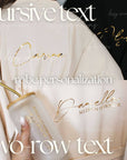 Ruffle Satin Bridesmaid Robe