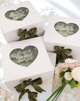 Champagne & Satin Heart Box