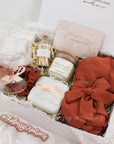 Terracotta Matte Ruffle Bridesmaid Robe