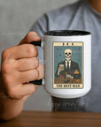 Spooky Skeletons Tarot Mugs for Bridal Party