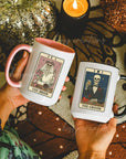 Spooky Skeletons Tarot Mugs for Couple
