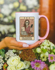 Spooky Skeletons Tarot Mugs for Bridal Party