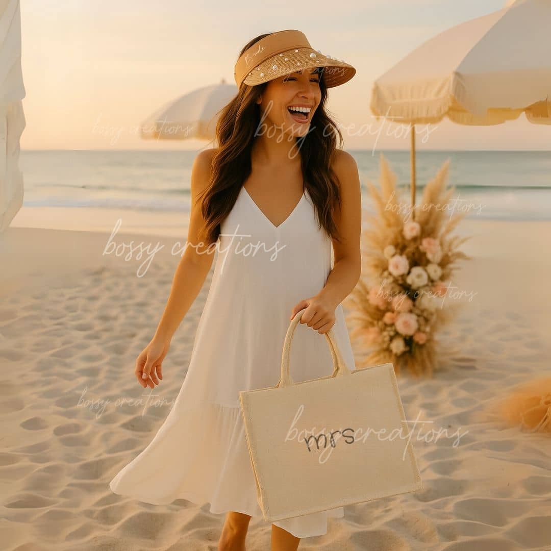 Bachelorette Personalized Sun Visor Hats