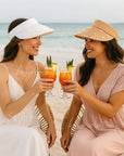 Bachelorette Personalized Sun Visor Hats For Bride