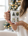 Black & Gold Christmas Winter Box For Her