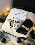 Black & Gold Christmas Winter Box For Her