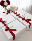 Empty Magnetic Gift Box + Card (WHITE)