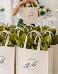 Personalized Welcome Gift Bags For Wedding (Canvas Totes)