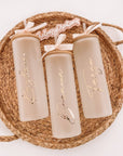 Signature Glass Tumbler with Straw + Bamboo Lid (25oz)