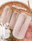 Signature Glass Tumbler with Straw + Bamboo Lid (16oz)