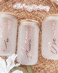 Signature Glass Tumbler with Straw + Bamboo Lid (16oz)