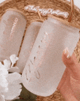 Signature Glass Tumbler with Straw + Bamboo Lid (16oz)