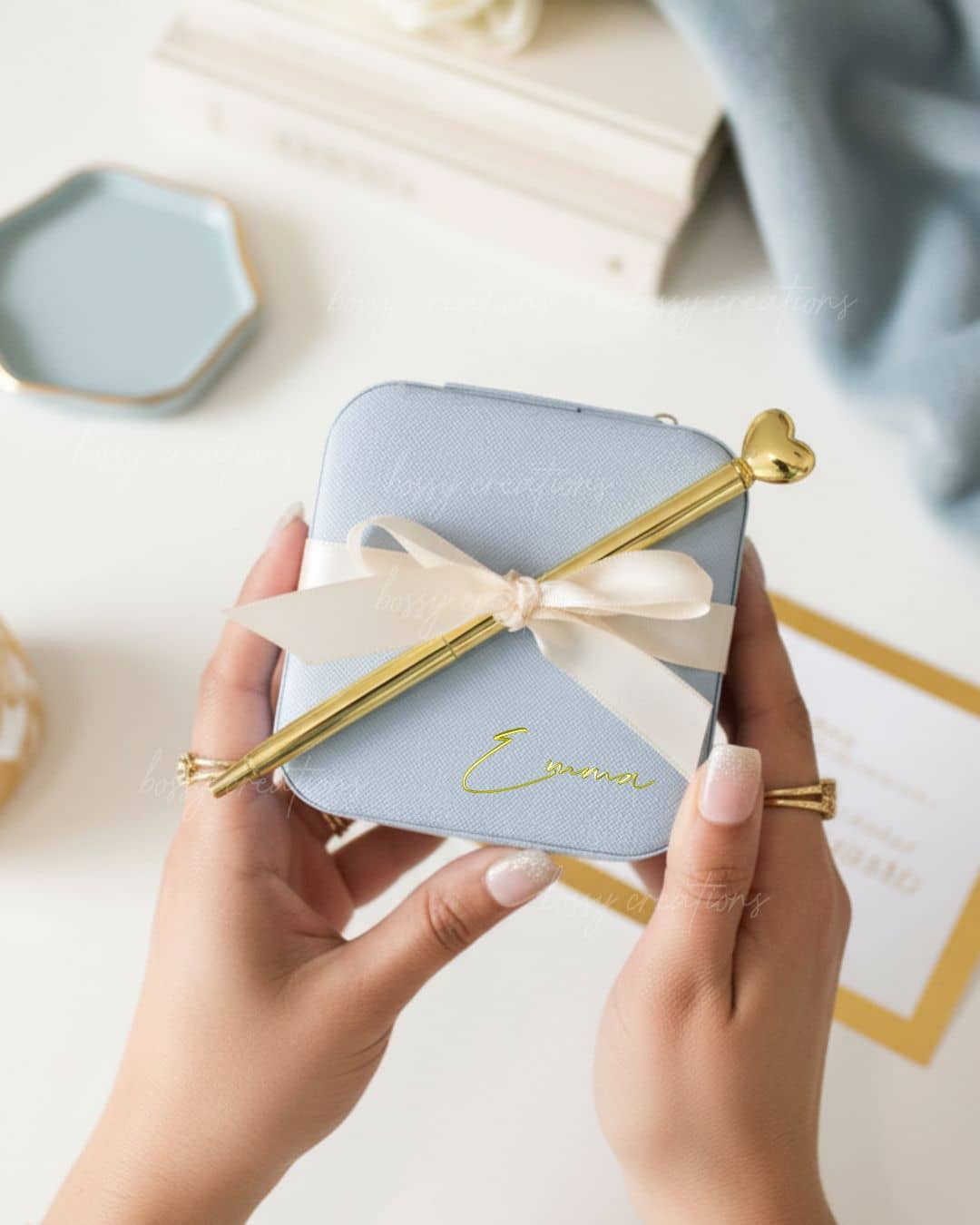 Something Blue Bridal Party Box – Bossy Creations