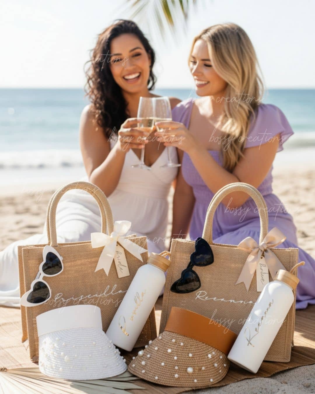 "Keep It Chic" Bachelorette Tote Bag Gift Set