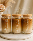 Personalized Iced Coffee Tumbler (16oz / Clear)