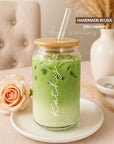 Personalized Iced Coffee Tumbler (16oz / Clear)