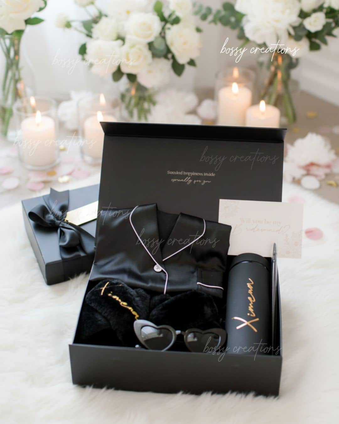 Classy Black Bridal Suite Large Box