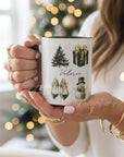 Black Everything Personalized Xmas Mug
