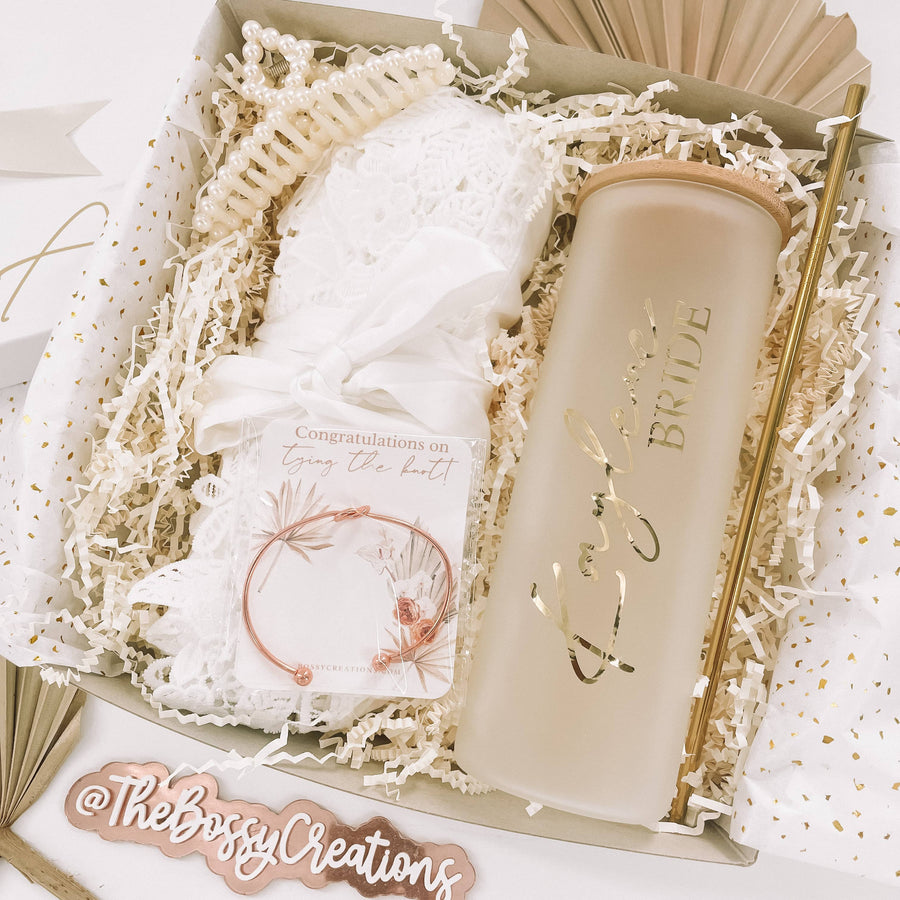 "Congratulations On Tying The Knot" Gift Box For Bride - DELUXE