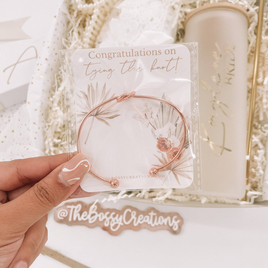 "Congratulations On Tying The Knot" Gift Box For Bride - DELUXE