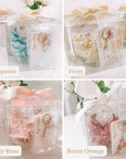 Turquoise, Ivory, Dusty Rose, Burnt Orange, Sage Green  Bridesmaid Proposal Box For Boho Wedding Handmade By Bossy Creations