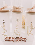 Signature Glass Tumbler with Straw + Bamboo Lid (25oz)